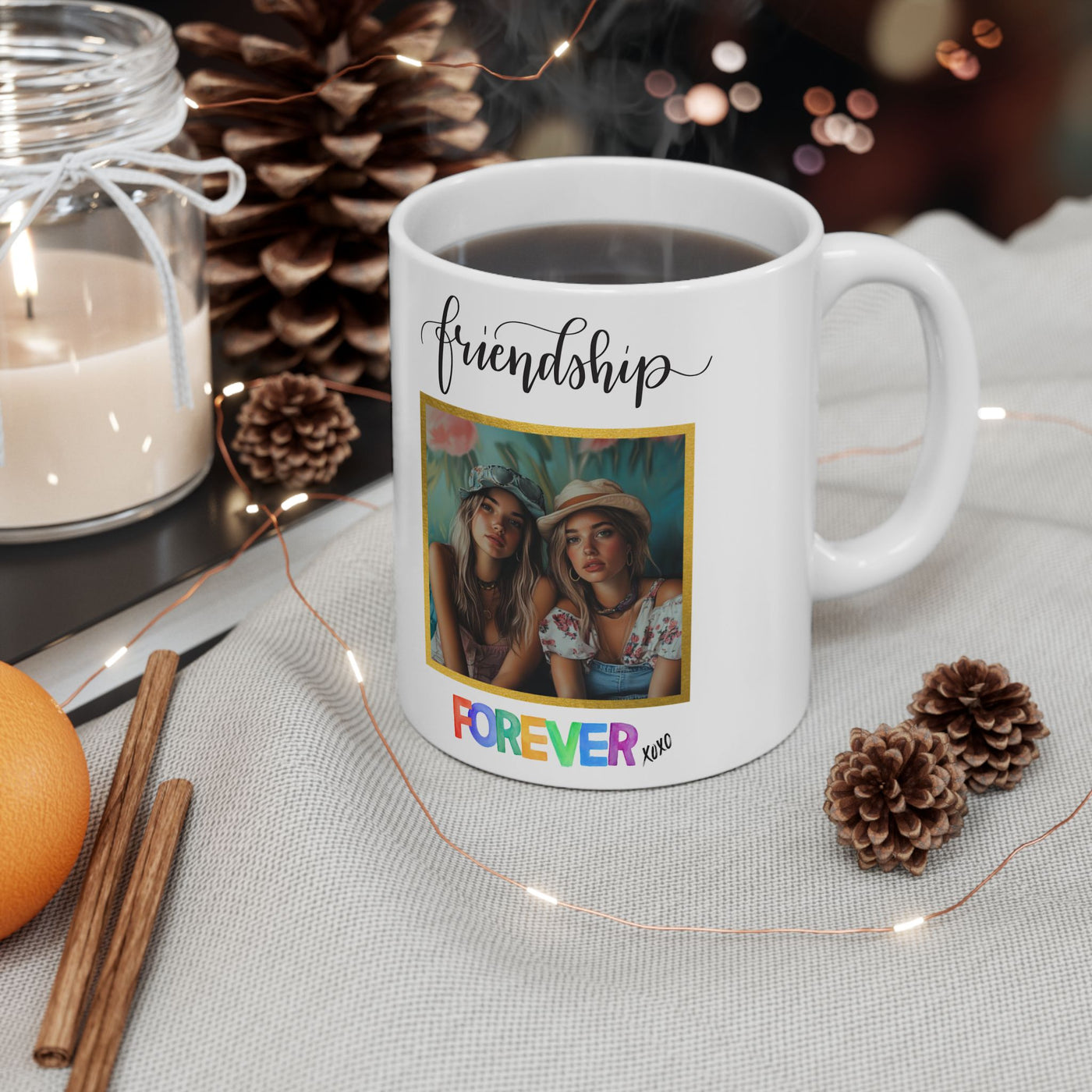 Custom Photo Friendship Mug