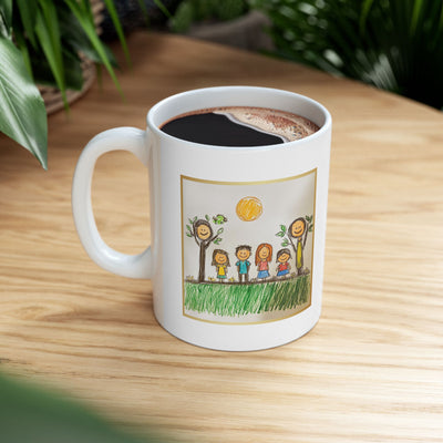 Personalized Kids Drawing Mug Mom