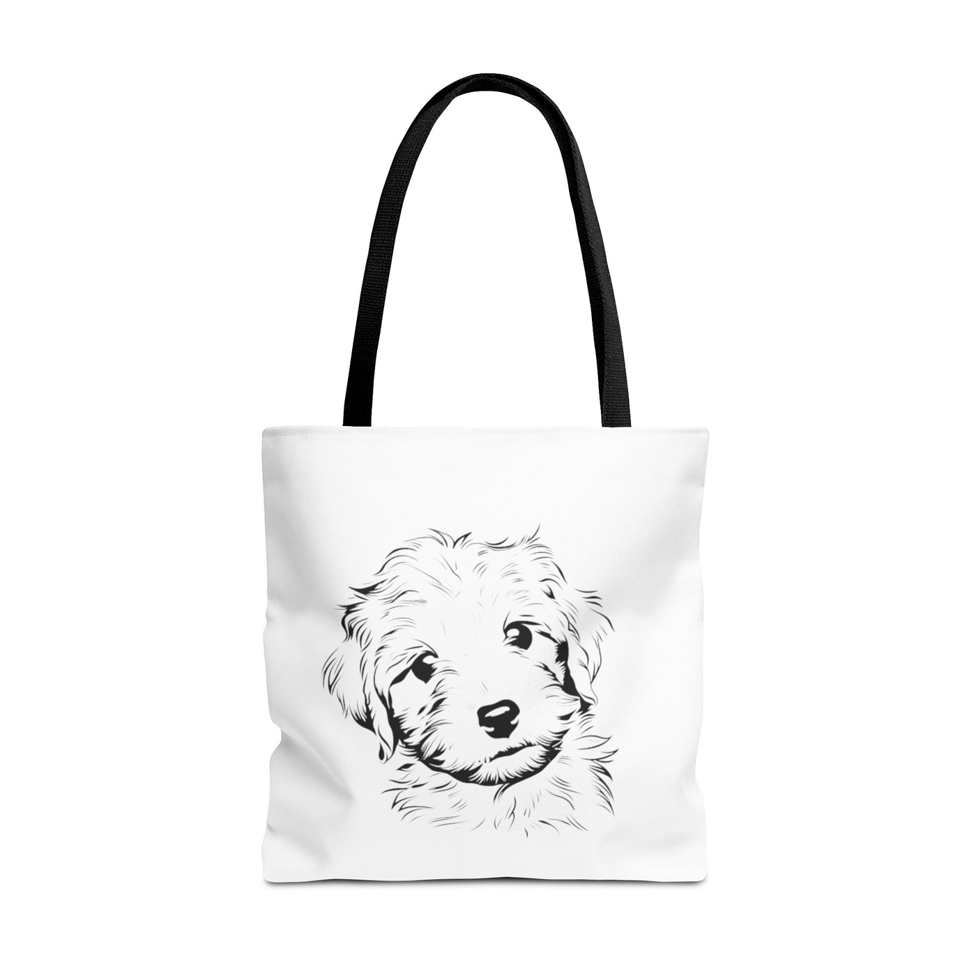 Poodle Puppy Tote Bag