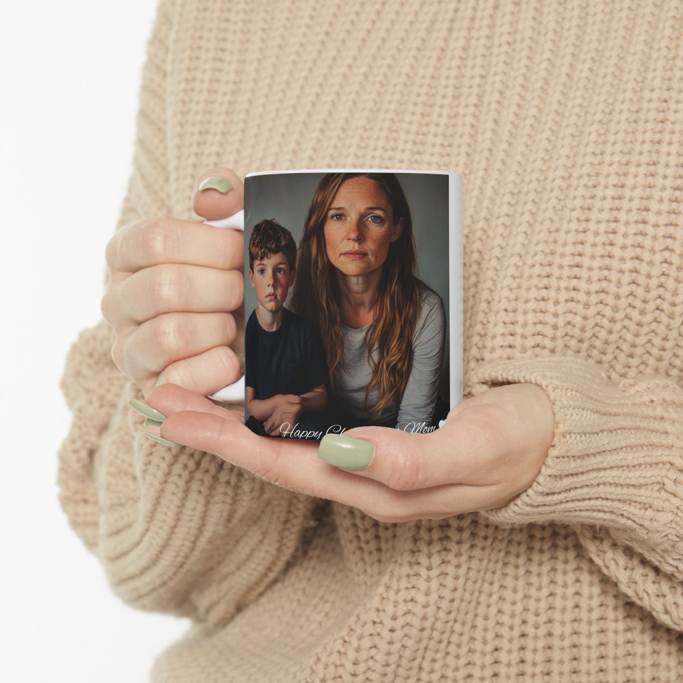 3 Photo Mug Happy Christmas Mom Mug Gift