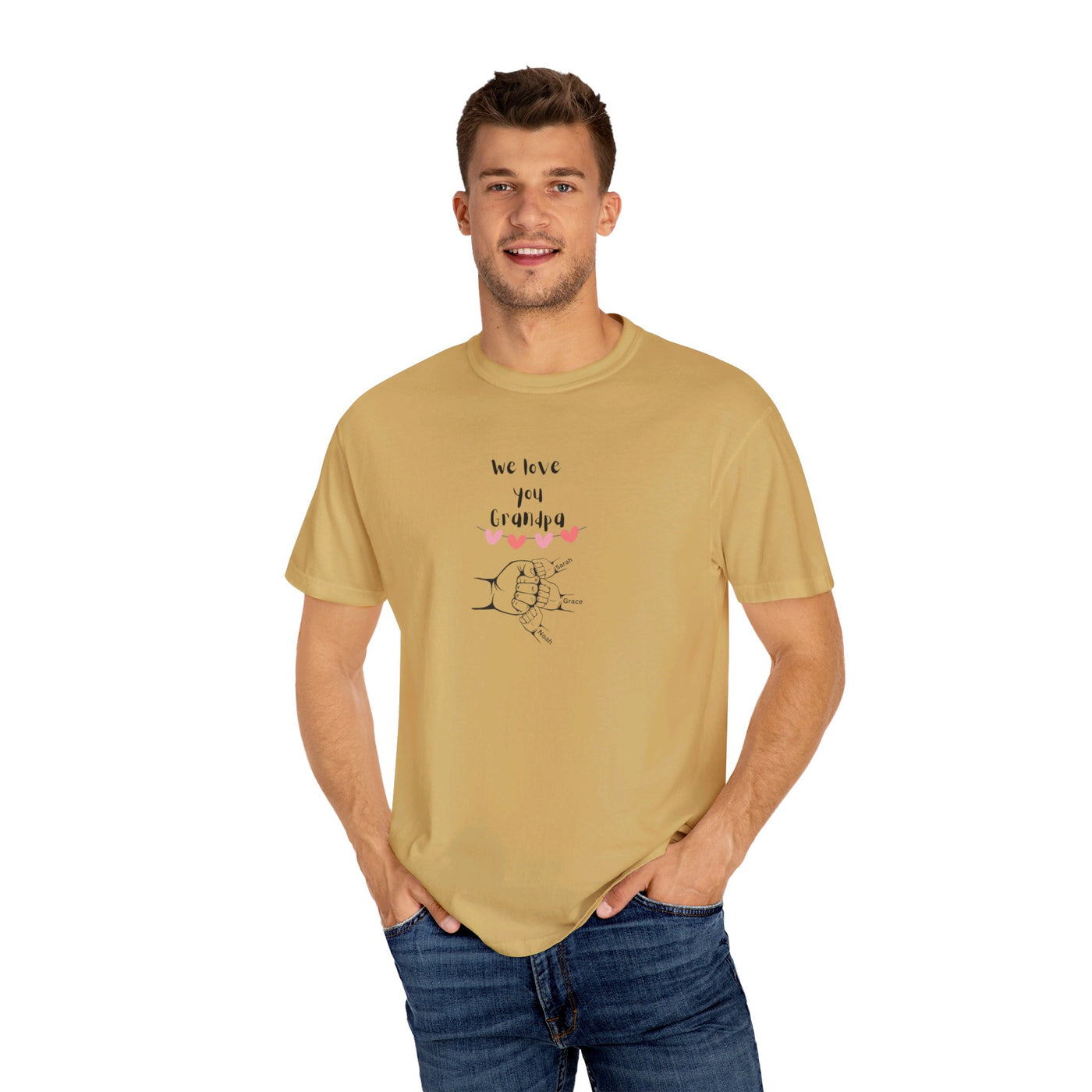 Grandpa Tshirt Personalized Names