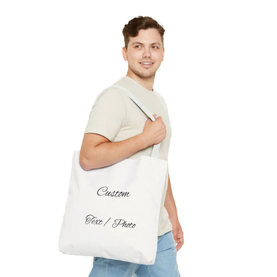 Custom Text or Photo Tote Bag