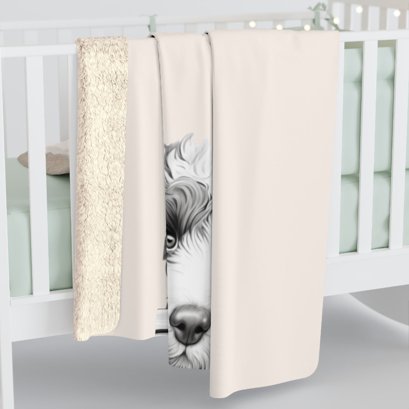 Sheepdog Sherpa Fleece Blanket