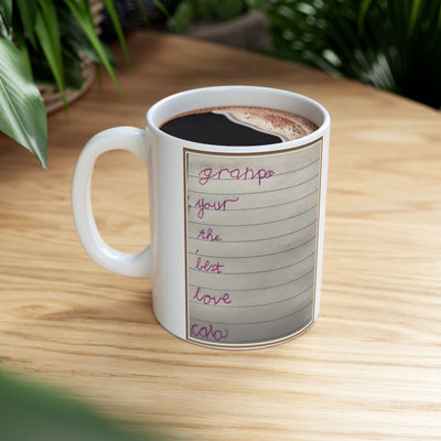 Childrens Writing Grandpa Mug