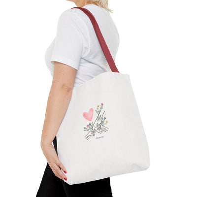 Mom Kids names Tote bag