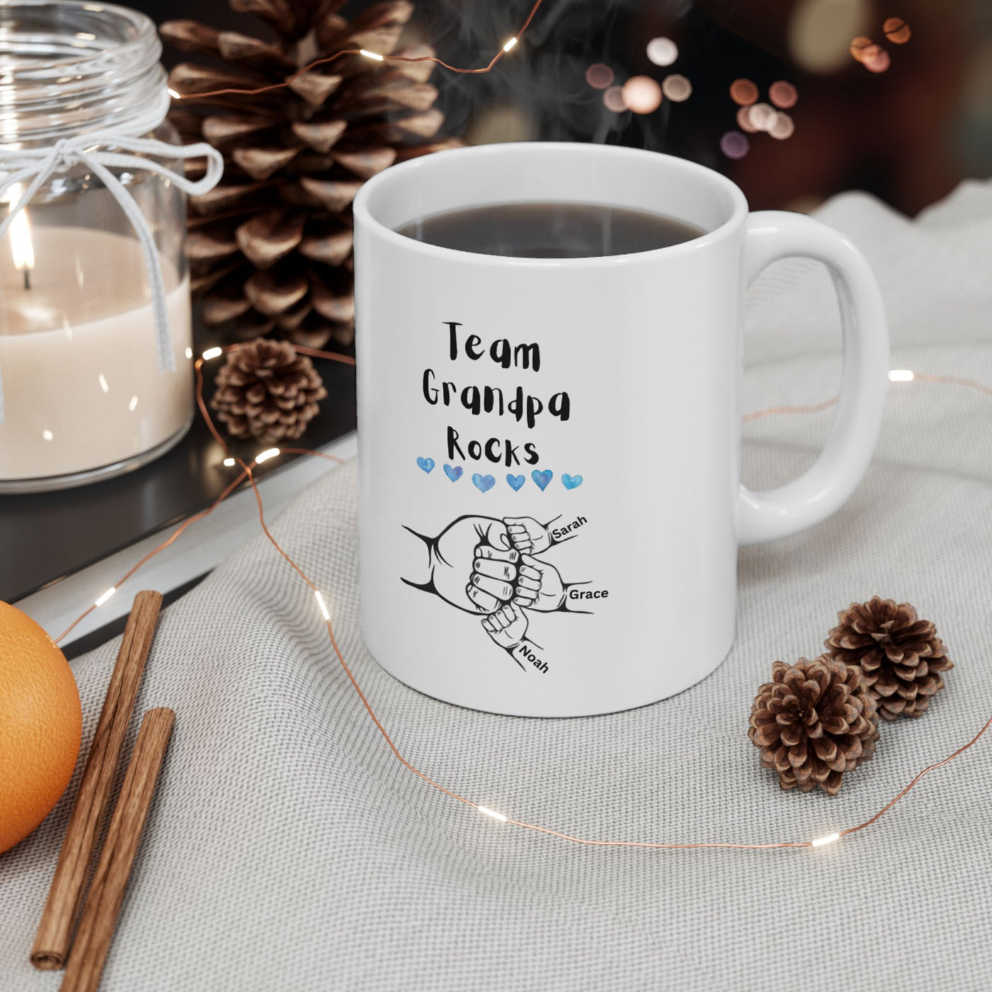 Custom Name Mug Grandpa