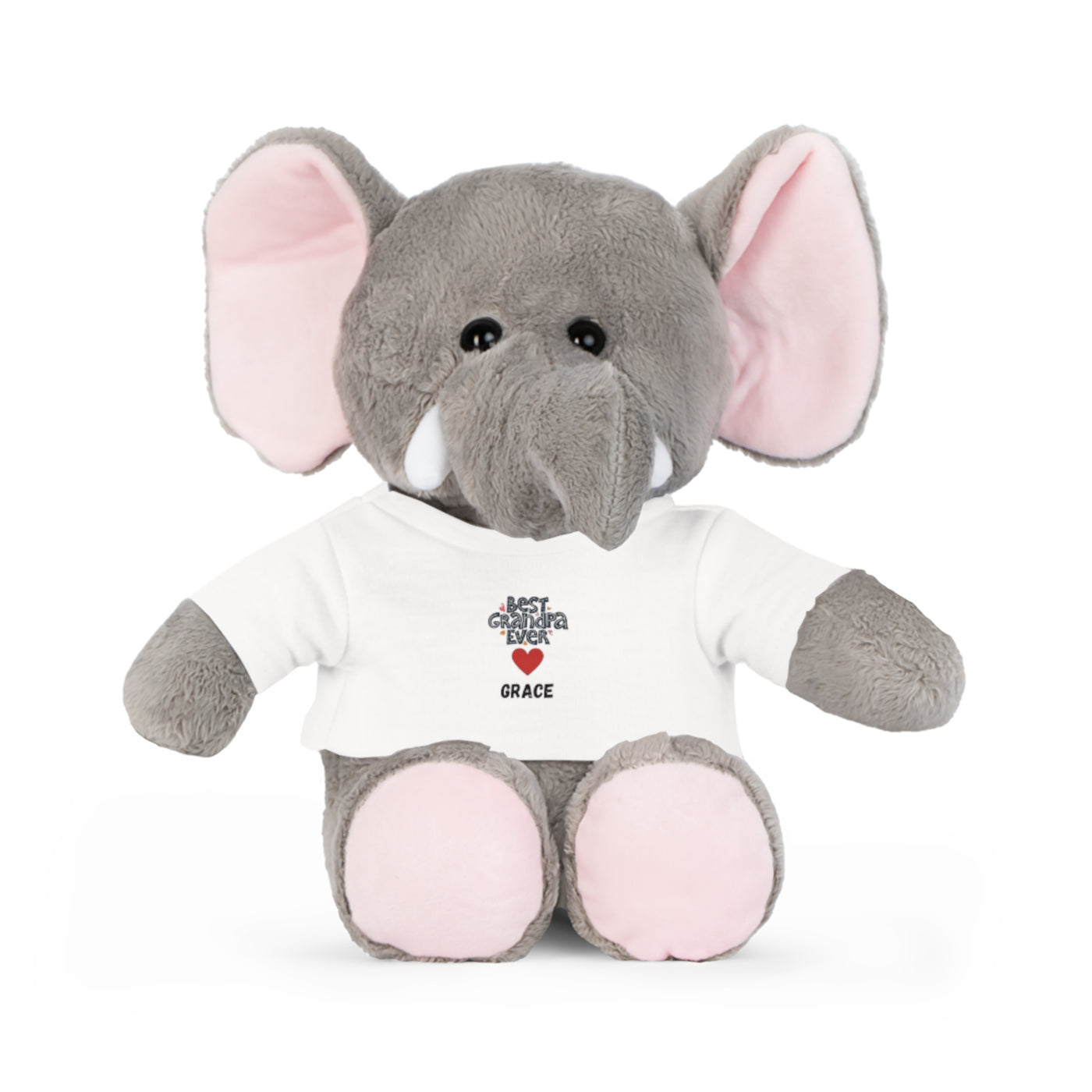 Personalized Name Grandma Plush Toy with T-Shirt