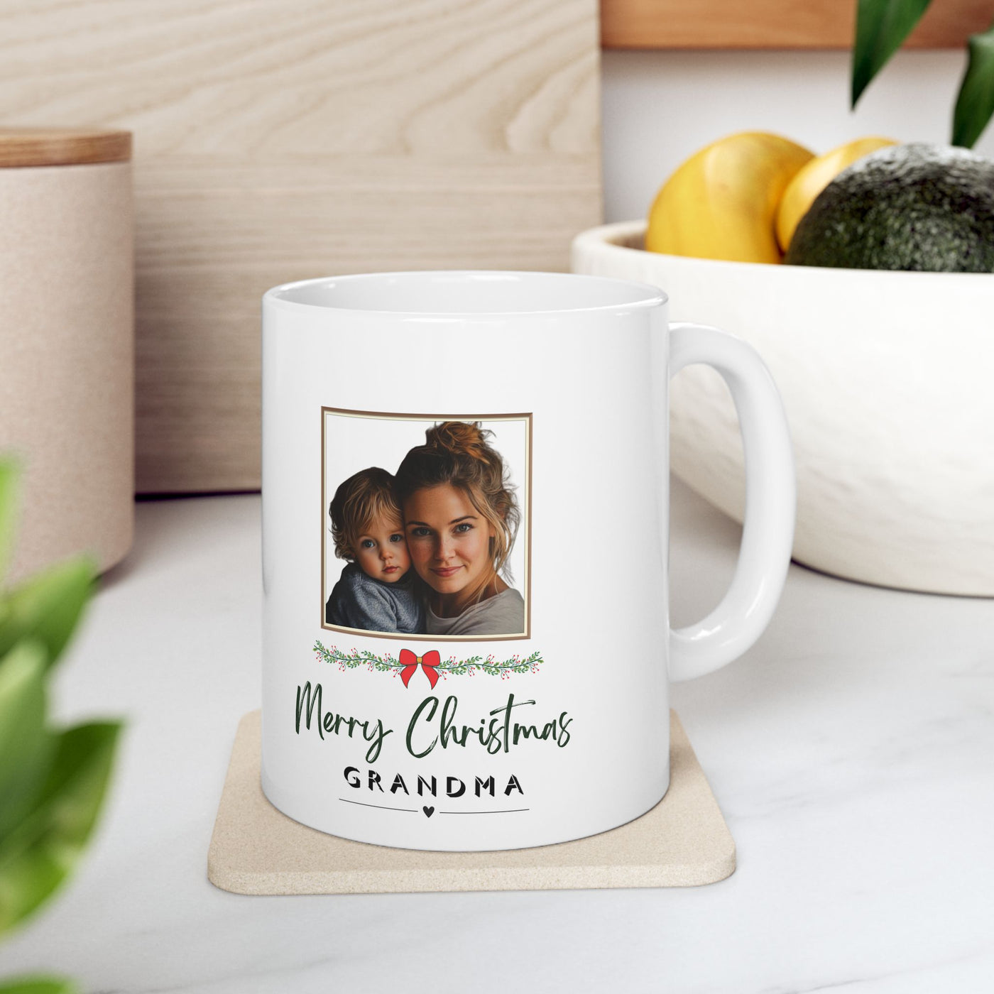 Photo Mug Christmas Gift Framed