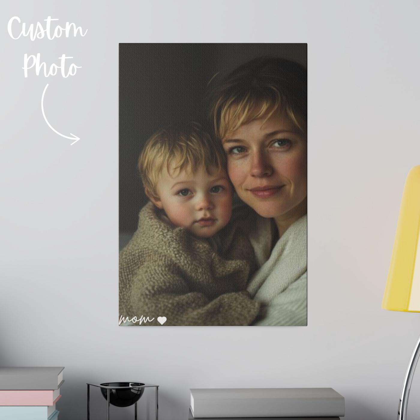 Personalized Photo Matte Canvas, Stretched, 0.75"