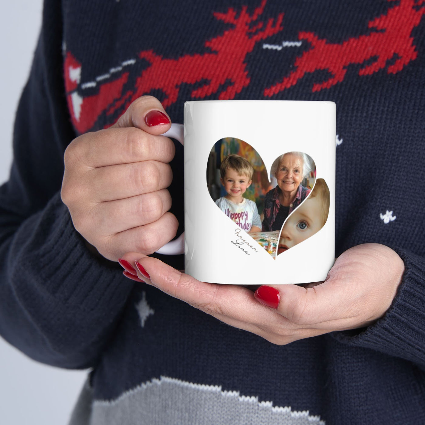 Grandmothers Photo Mug x 2 photos per mug