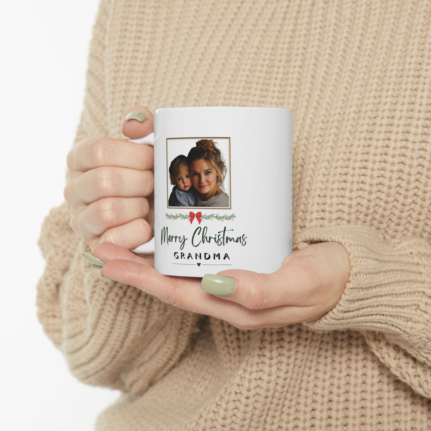 Photo Mug Christmas Gift Framed