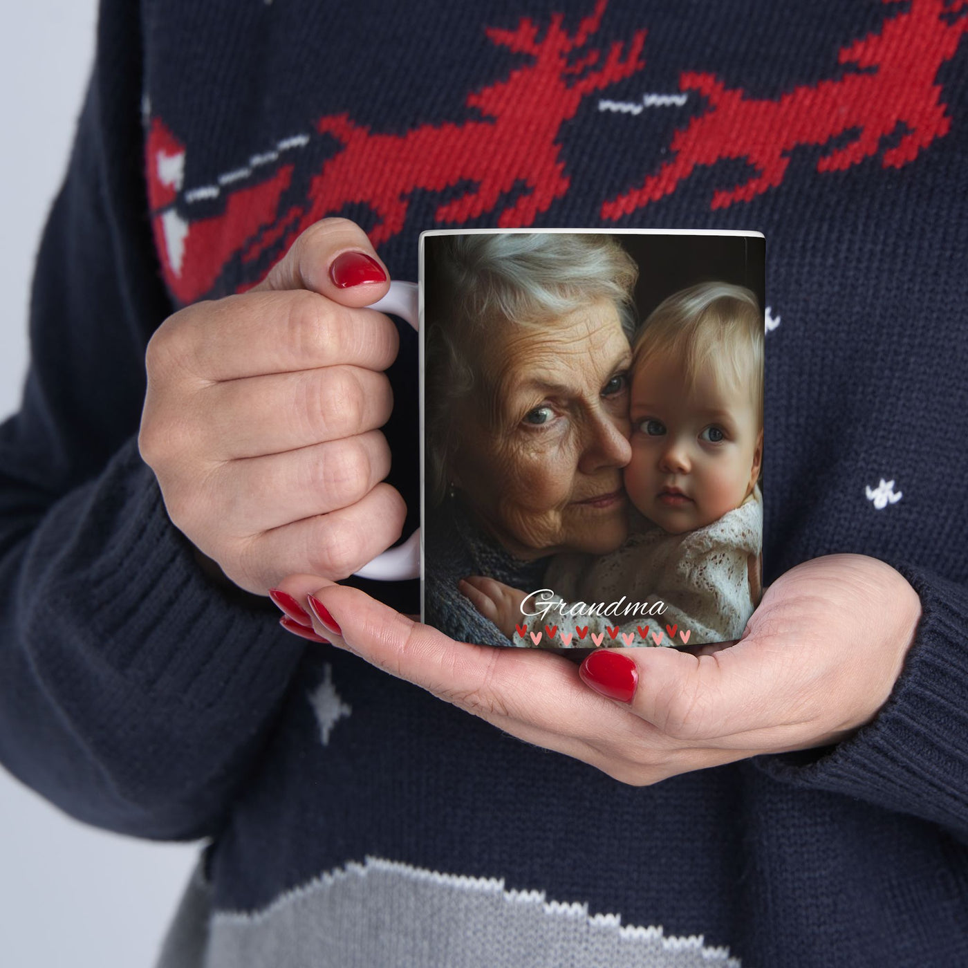 Custom Photo  Mug Grandma