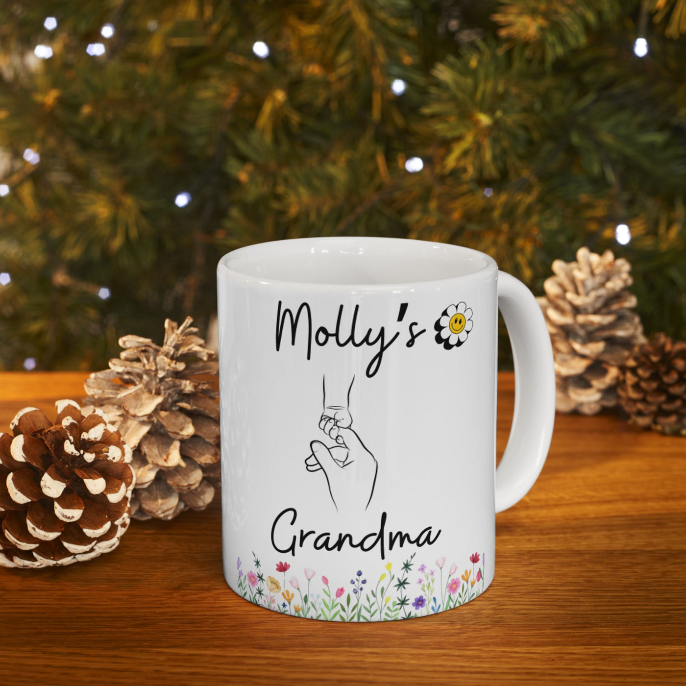 Custom Name Grandma Mug Gift