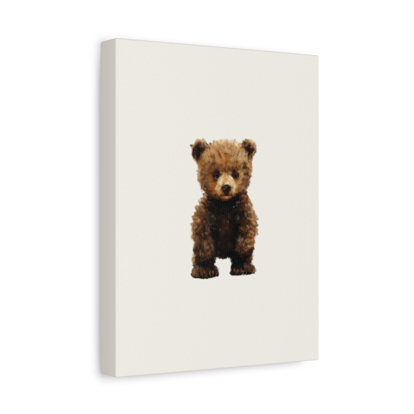 Bear Portrait Matte Canvas, Stretched, 1.25"