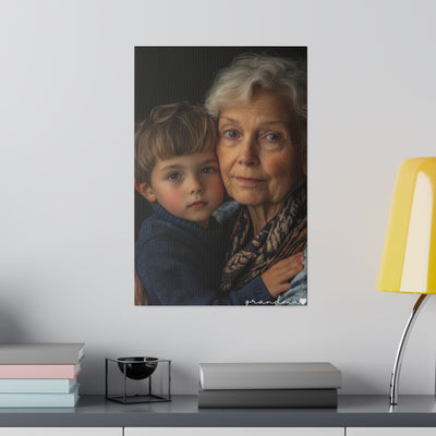 Photo Grandma Matte Canvas, Stretched, 0.75"