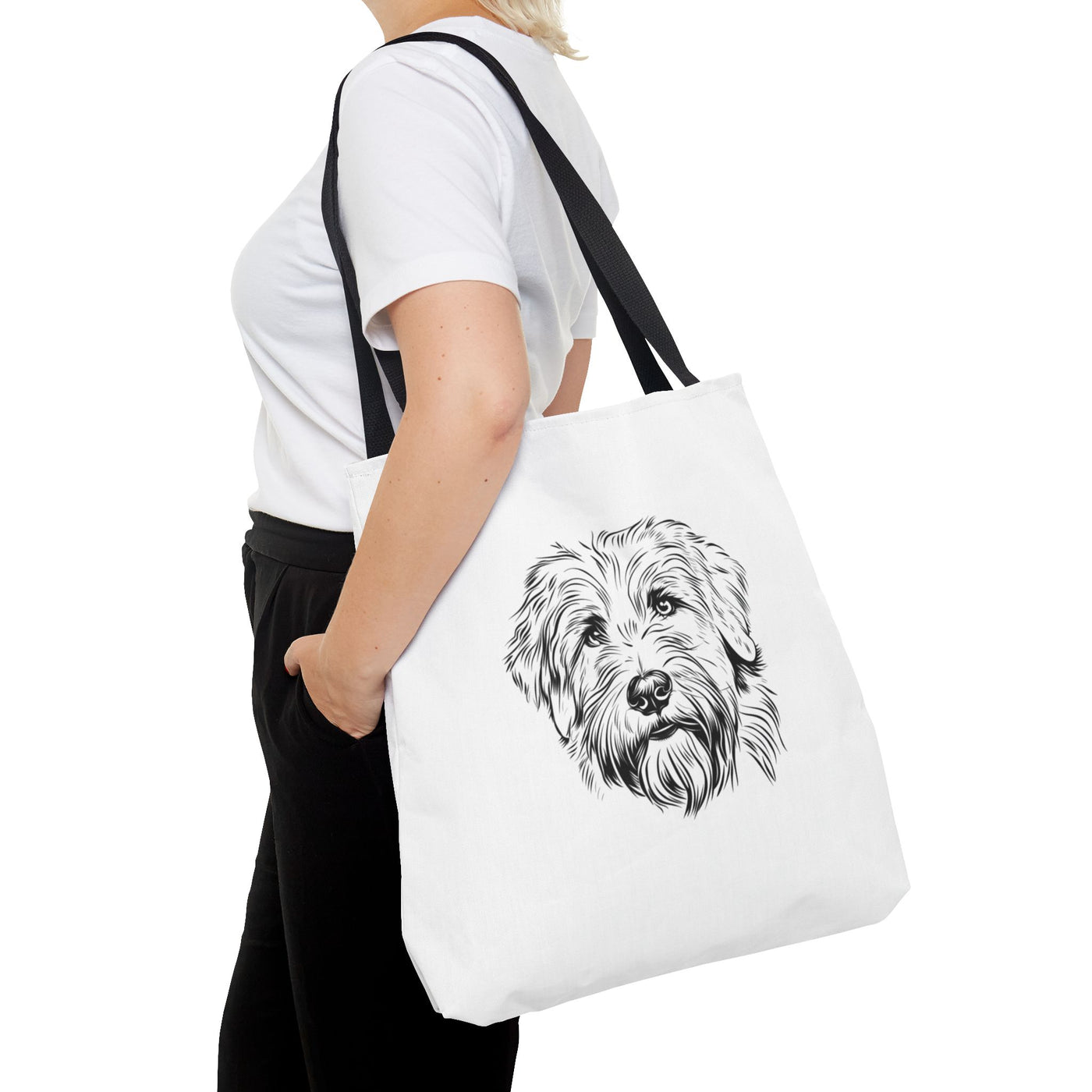 Black Russian Terrier Tote Bag