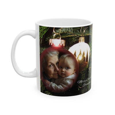 Christmas Photo in a Bulb Grandma Mug Gift