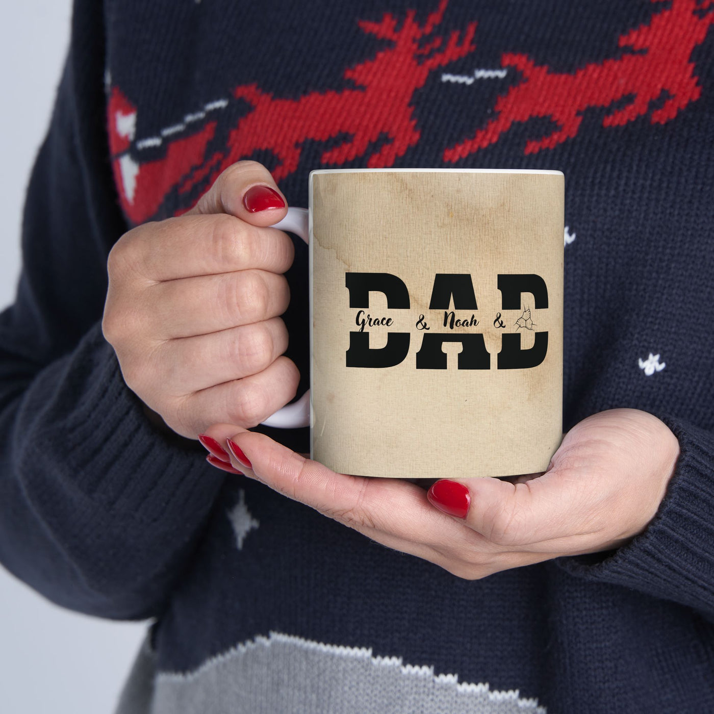 Dad Personalized Name Mug