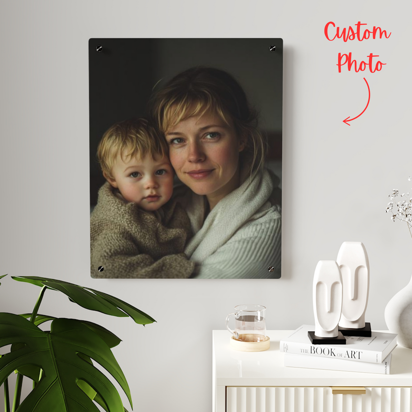 Mom Custom Photo Acrylic Wall Art Panels