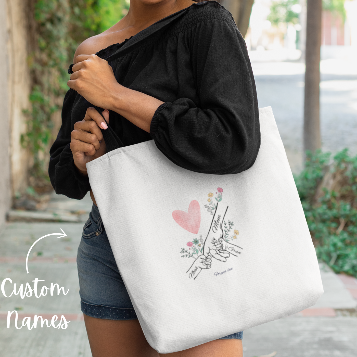 Custom Tote Bag, Personalized Tote Bag