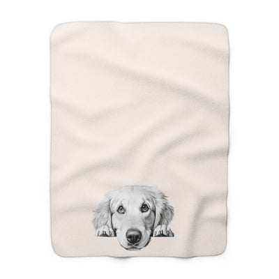 Labrador Sherpa Fleece Blanket