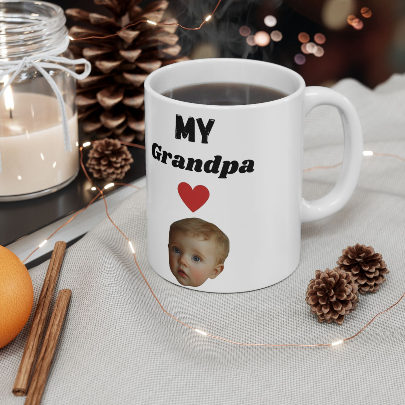 Personalized Photo Mug Grandpa