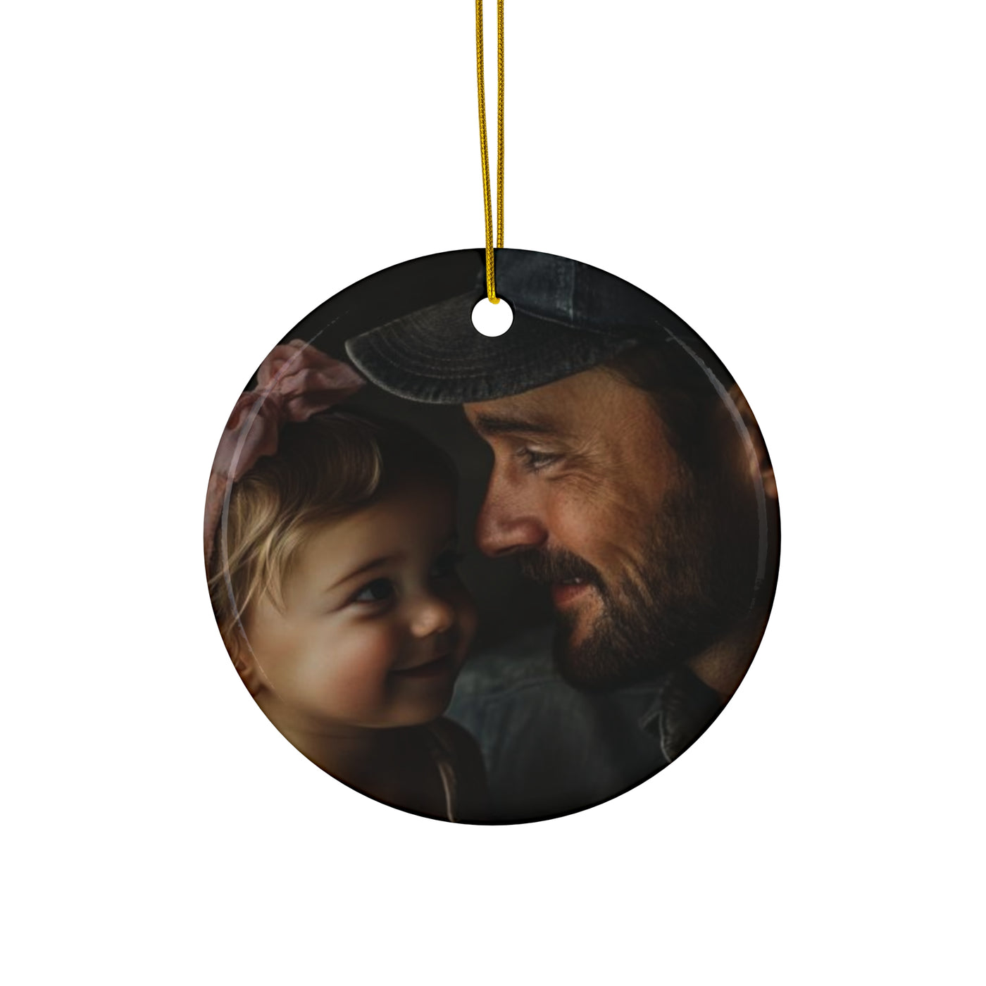 Dad Custom Photo Ornament