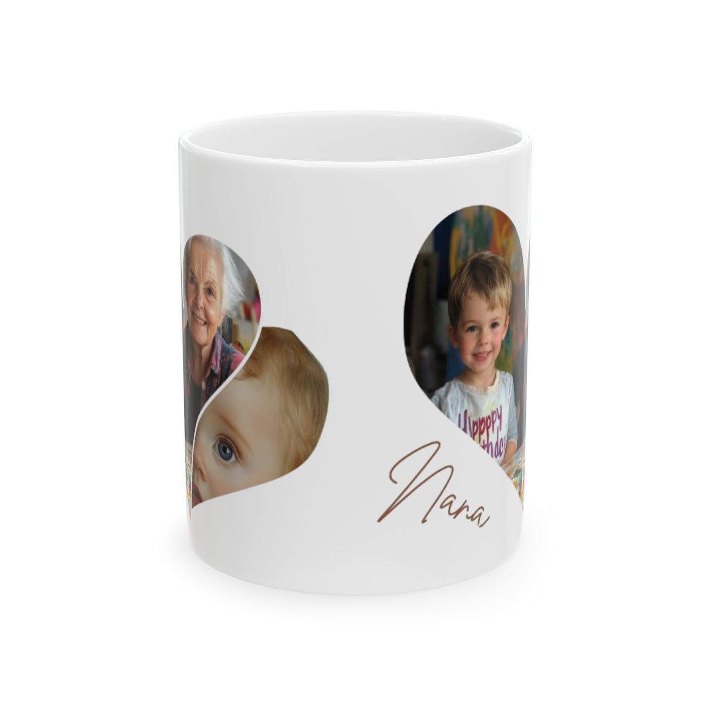 Personalized Photos Nana x 2 Mug