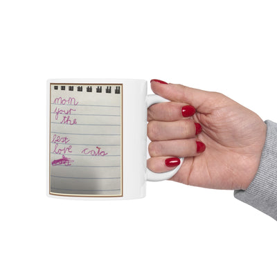 Childrens Writing Mom Mug