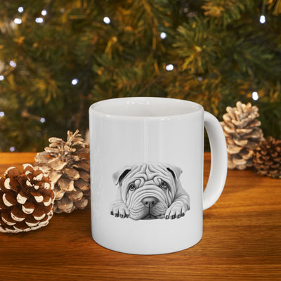 Dog Mug, Shar Pei