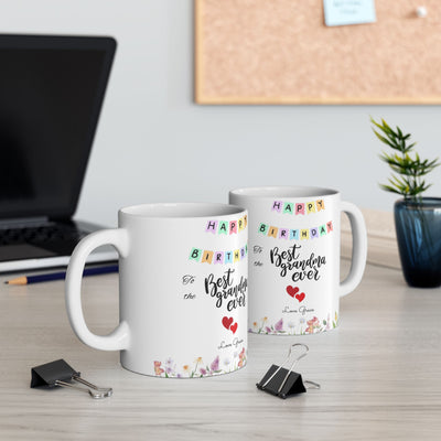 Name Personalized Grandma Mug