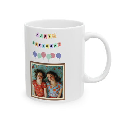 Happy Birthday Photo in a Frame Mug