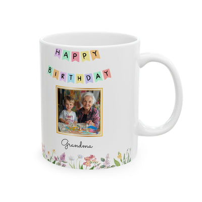 Photo Mug Happy Birthday Grandma