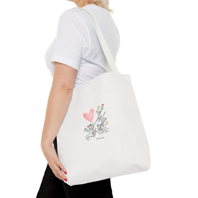 Mom Kids names Tote bag