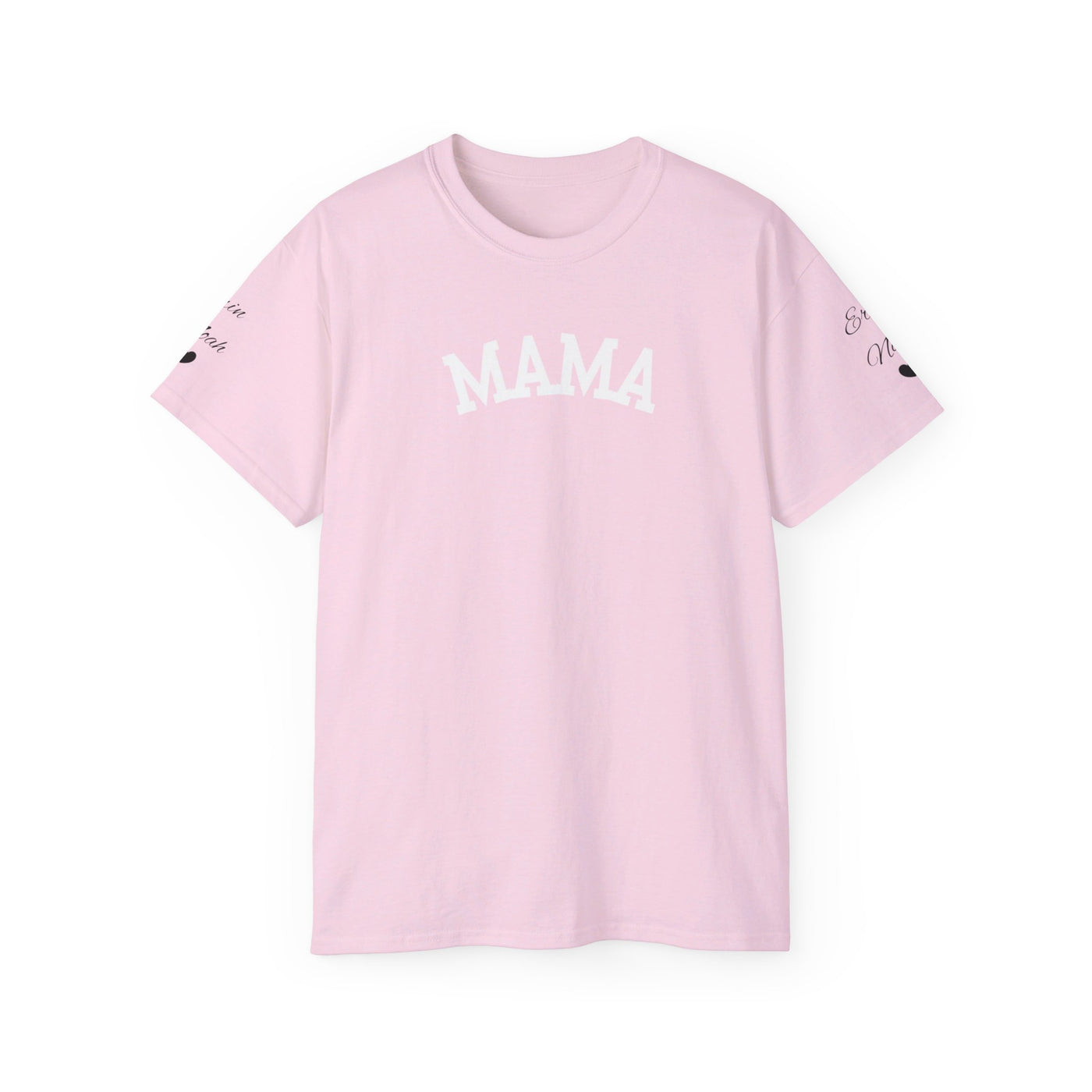 Mama Tshirt Sleeves Personalized