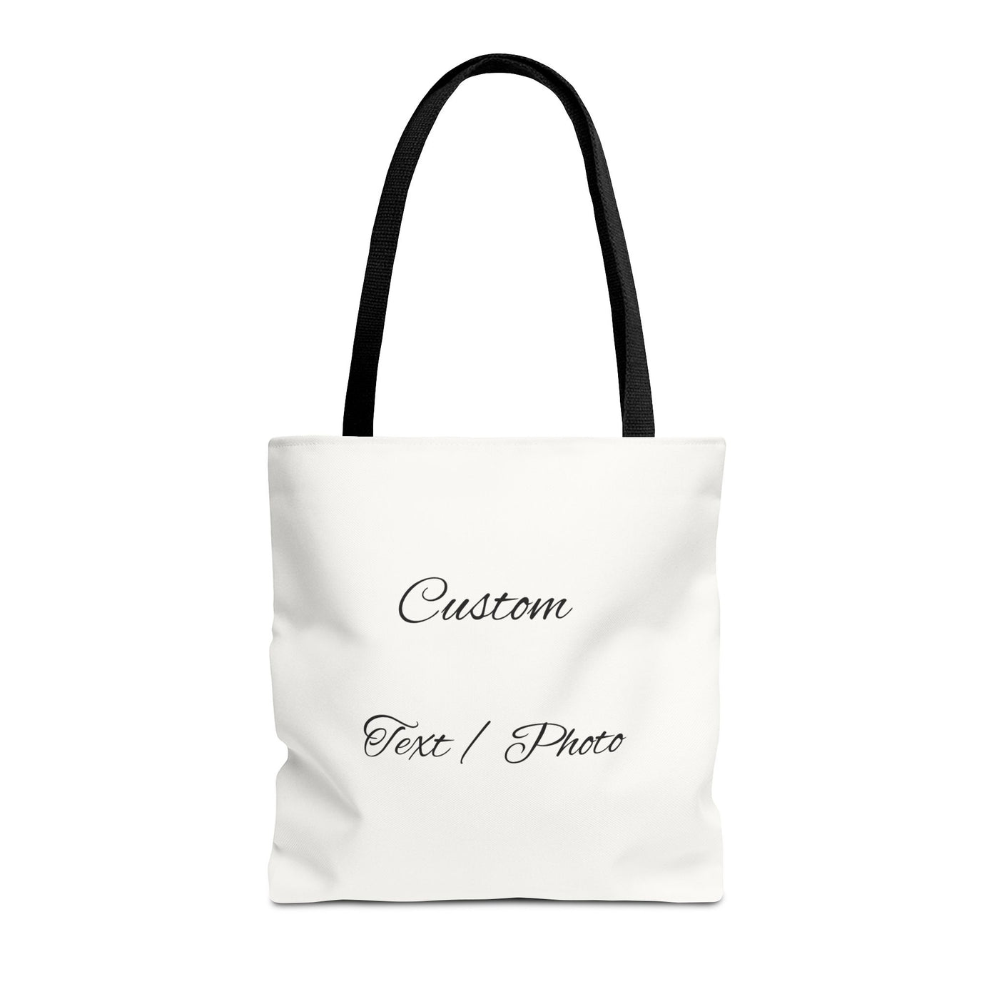 Custom Text or Photo Tote Bag