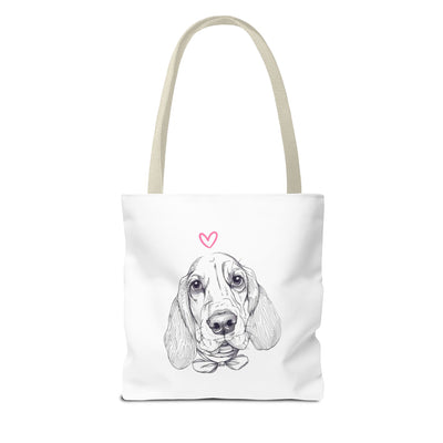 Basset Hound Tote Bag