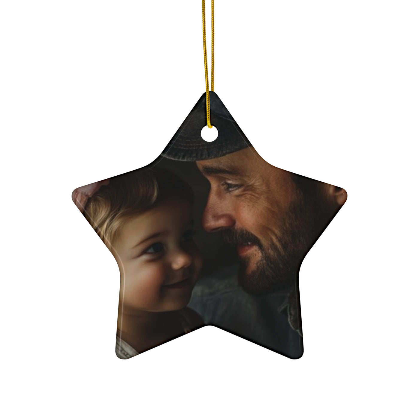 Dad Custom Photo Ornament