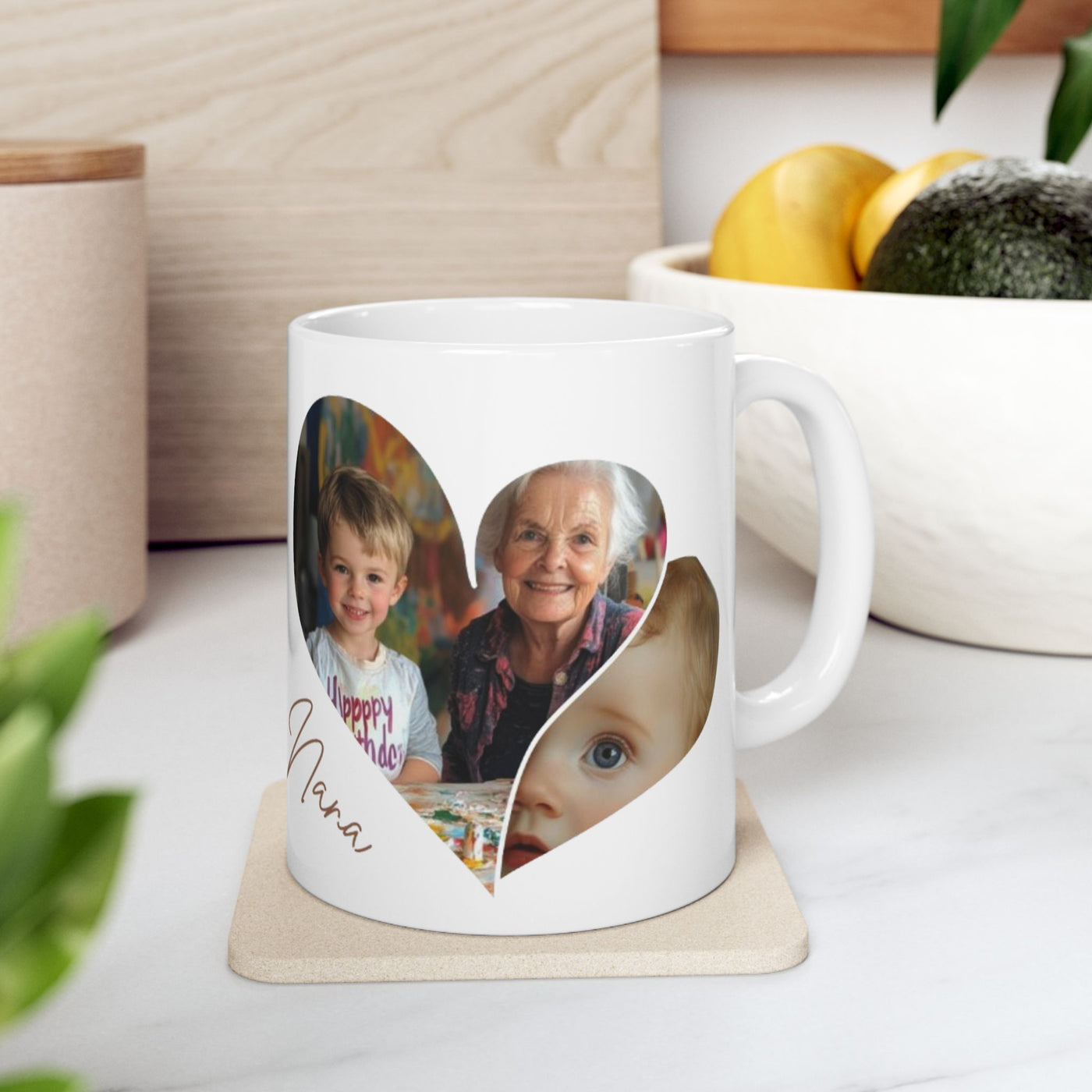 Personalized Photos Nana x 2 Mug