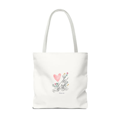 Mom Kids names Tote bag