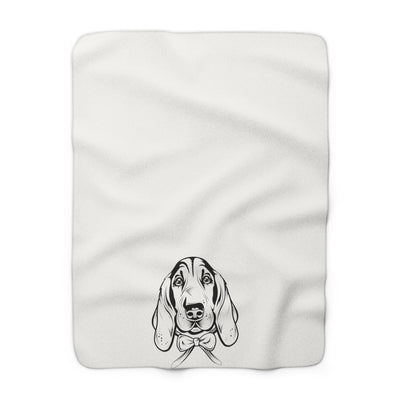 Bloodhound Sherpa Fleece Blanket