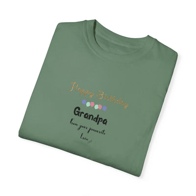 Personalized Name Happy Birthday Grandpa Tshirt