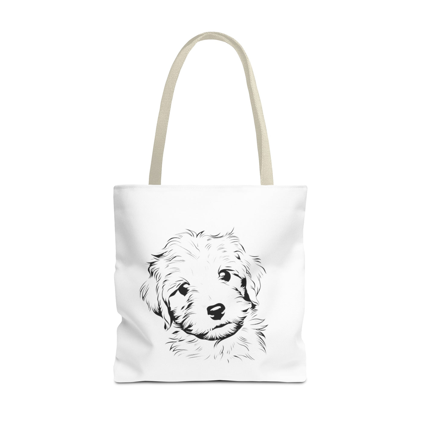 Poodle Puppy Tote Bag