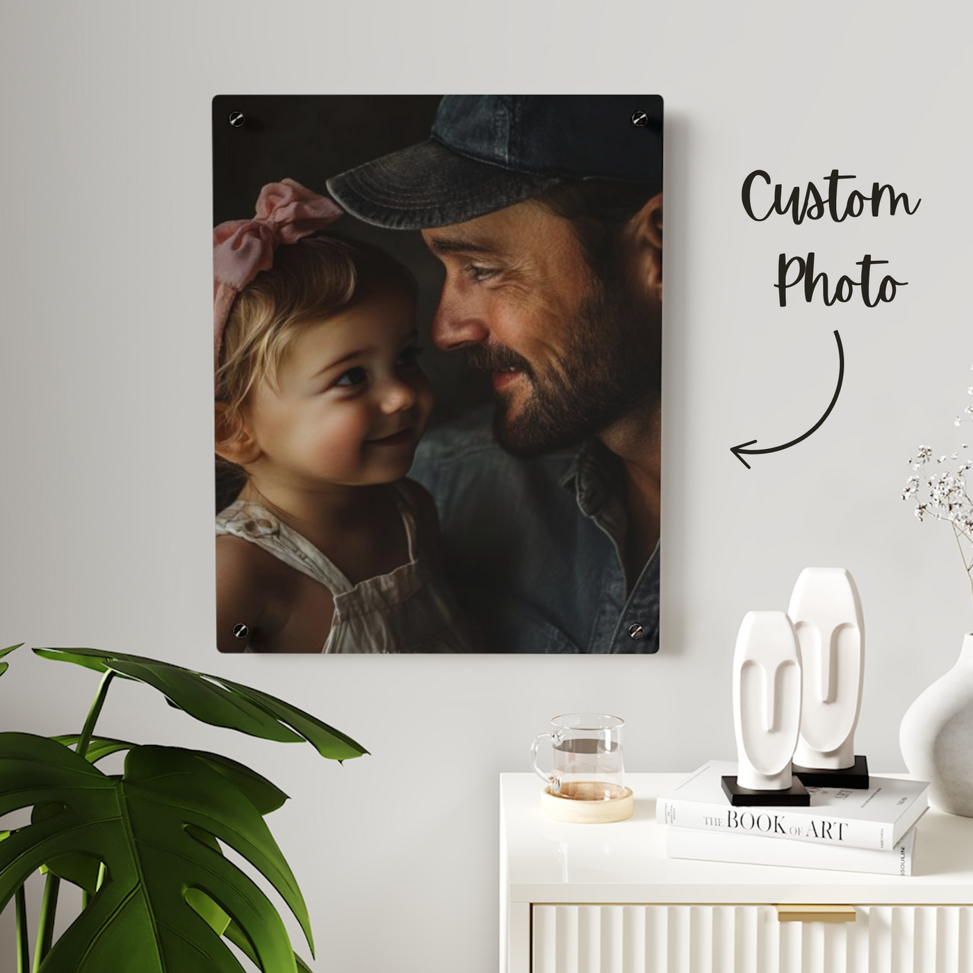 Photo Acrylic Frame, Personalized x 1 photo