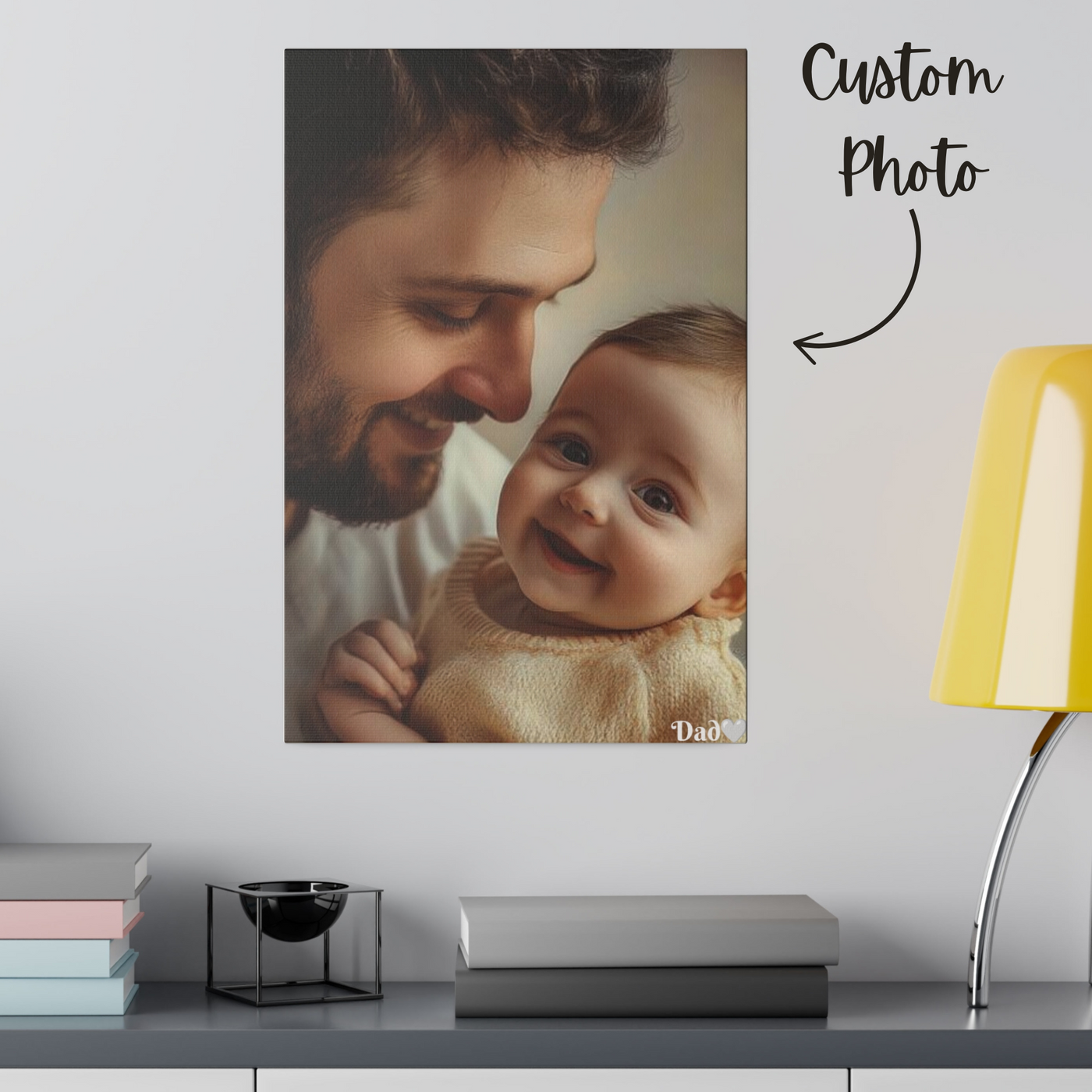 Canvas Photo Print, Dad Gift