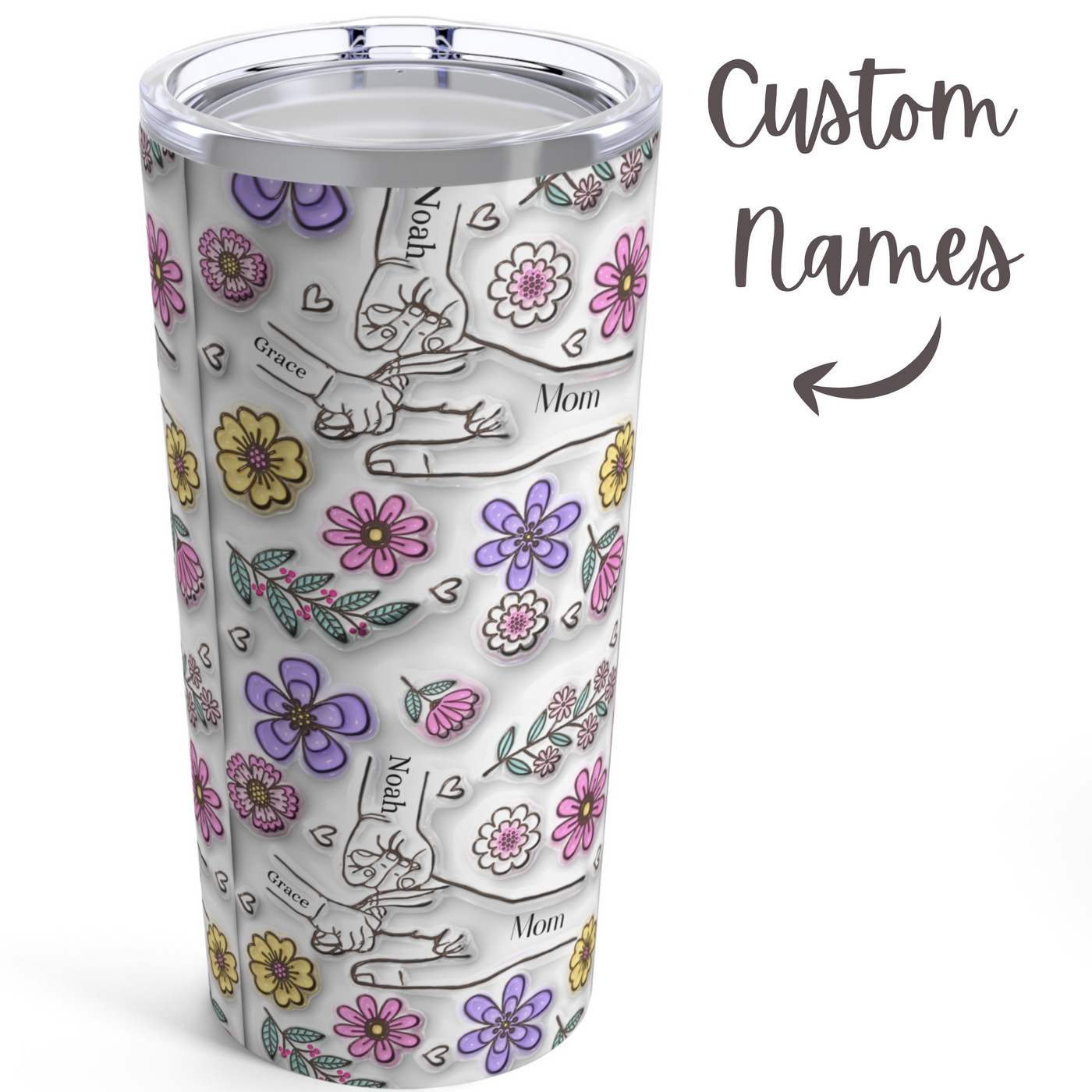 Personalized Name Mom Tumbler 20 oz