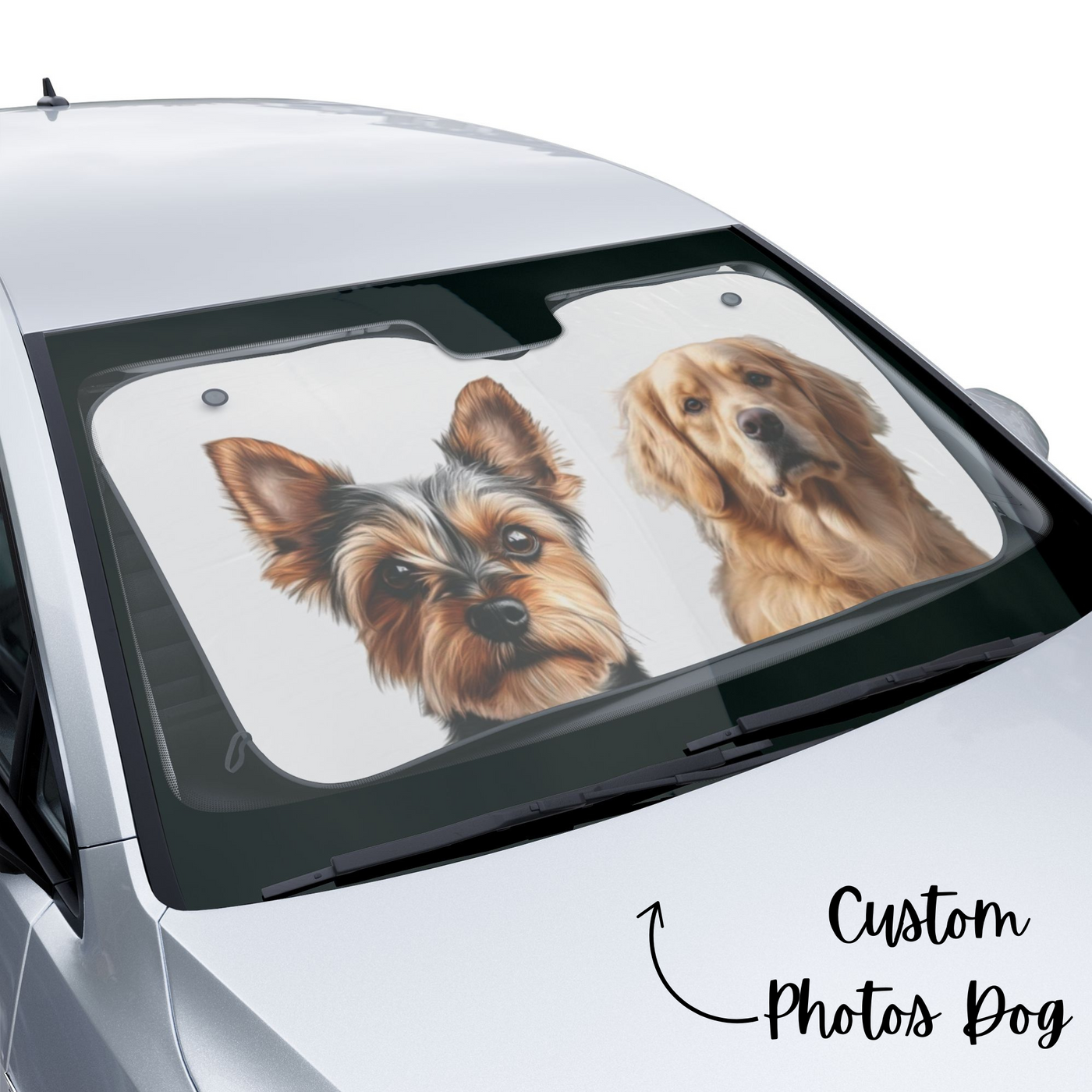 Custom Car Sun Shade, Custom Pet Gift