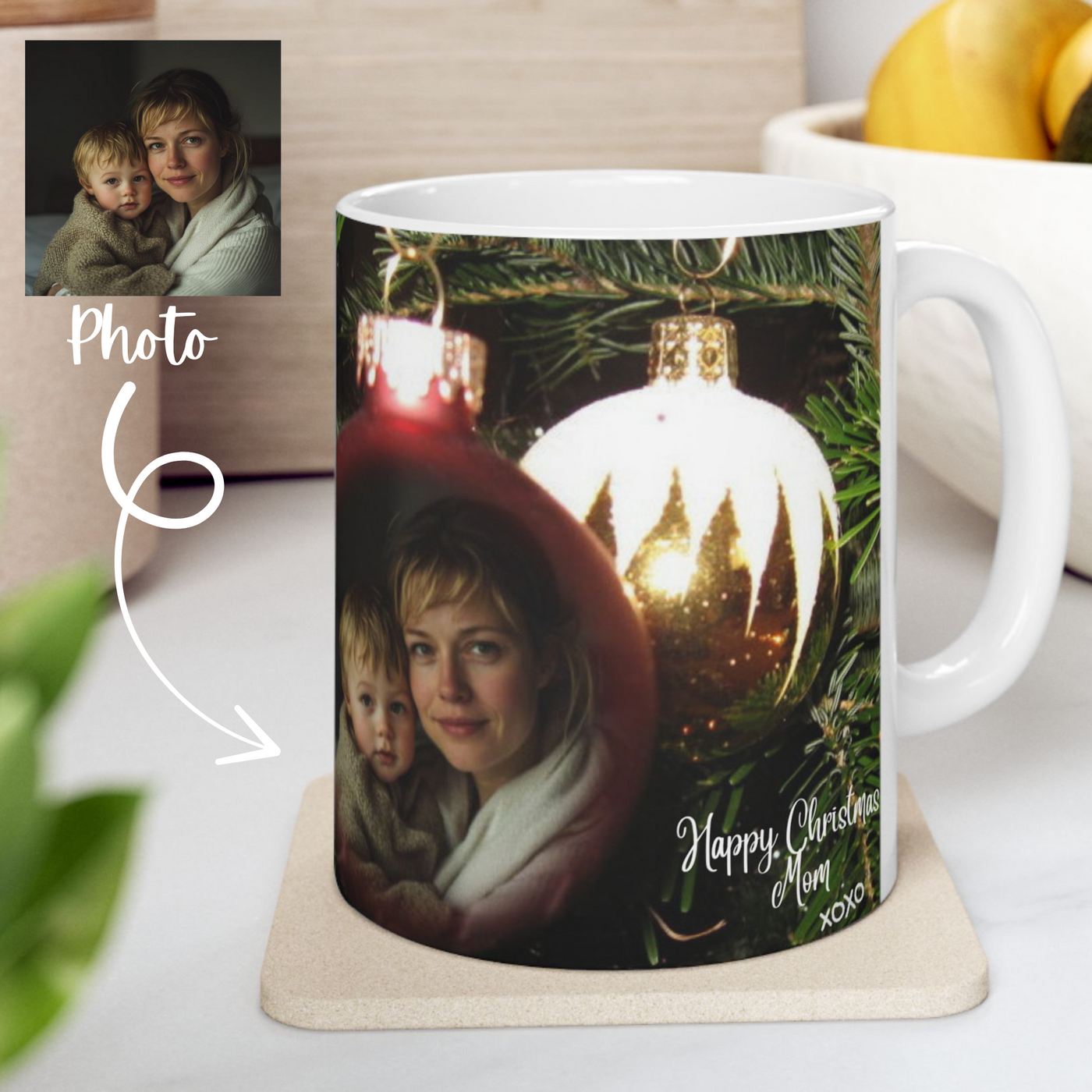 Photo in a Bulp, Merry Christmas Mom Gift