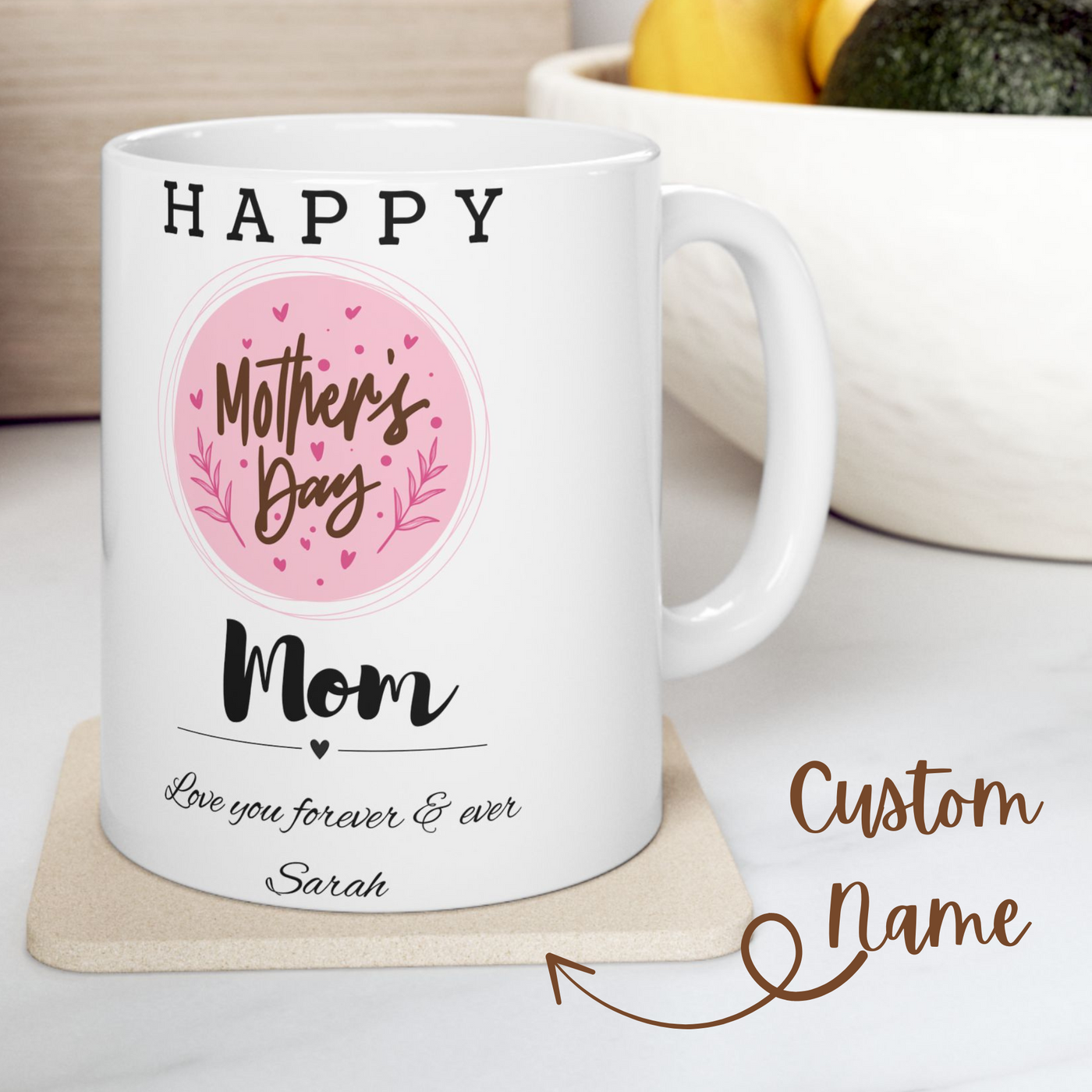 Mothers Day Gift, Custom Coffee Mug