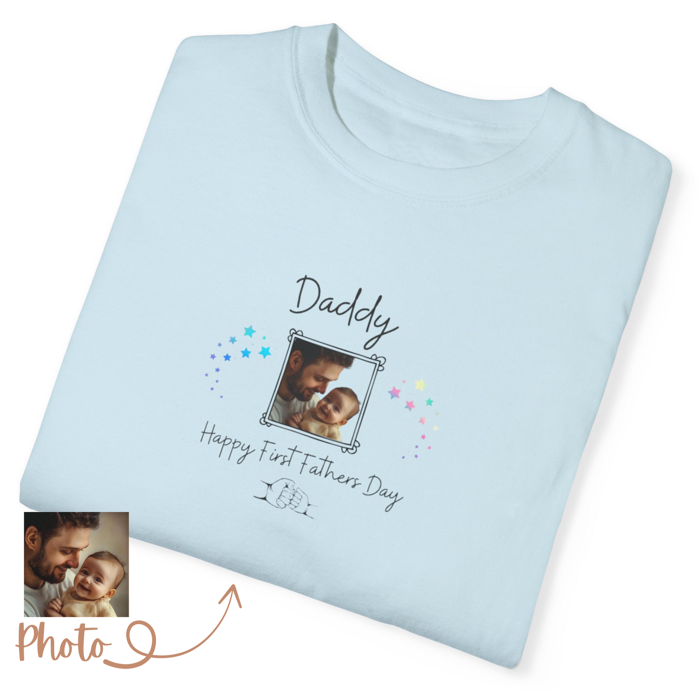 Personalized Shirt, First Fathers Day Shirt, Gift for Dads